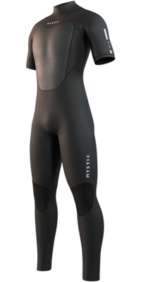 Mystic Star 3/2mm Back Zip 2025 Våddragt Med Korte Arme Til Mænd 35000.250028 - Black