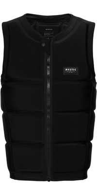 2026 Mystic Herre Star Front Zip Wake Impact Vest 35005.240245 - Black