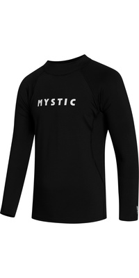 2026 Mystic Mens Star Long Sleeve Lycra Vest 35001.240162 - Black