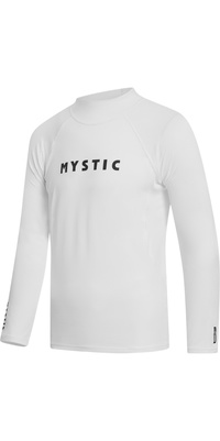 2026 Mystic Mens Star Long Sleeve Lycra Vest 35001.240162 - White