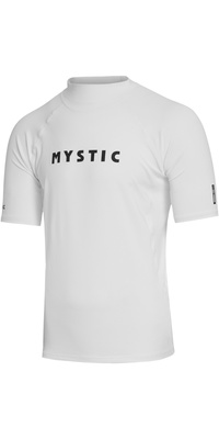 2026 Mystic Mens Star Short Sleeve Lycra Vest 35001.240164 - White