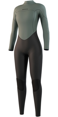 Mystic Star 5/3mm Back Zip 2026 Våddragt Til Kvinder 35000.250053 - Dark Olive