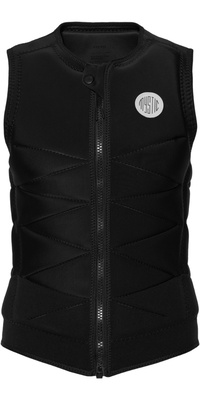 2026 Mystic Juice Front Zip Wake Impact Vest Til Kvinder 35005.240221 - Black
