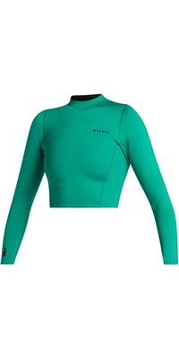 Mystic Lunar 2mm Neopren Langærmet Crop Top Til Kvinder 35001.240221 - Green