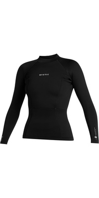 2026 Mystic Womens Lunar 2mm Langærmet Våddragtstop 35001.240224 - Black