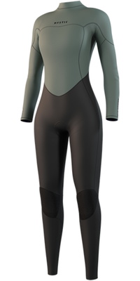 Mystic Star 3/2mm Back Zip 2026 Våddragt Til Kvinder 35000.250054 - Dark Olive