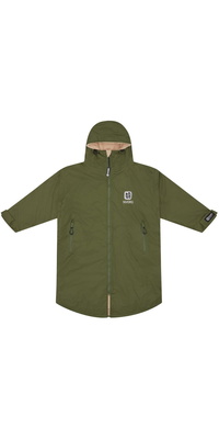 2025 Nyord Primaloft Outdoor Aftageligt ærme Til Skiftetøj Robe - Khaki / Ecru