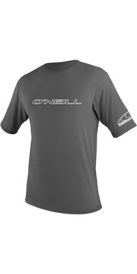 2025 ONeill Mens Basic Skins Kortærmet Solskjorte 3402 - Graphite