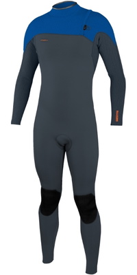 2025 ONeill Herre HyperFreak Comp 3/2mm Zip Free Våddragt 4970 - Dark Orion /... Deep Sea
