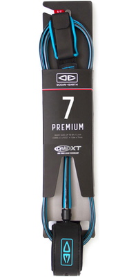 2026 Ocean And Earth Premium One-XT Surf Leash OESLP60XT - Black / Blå