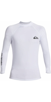 2026 Quiksilver Everyday UV50 Langærmet Lycravest Til Herrer AQYWR03131 - White