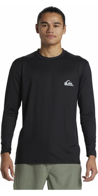 2026 Quiksilver Herre Everyday UV50 Langærmet Surf T-Shirt AQYWR03136 - Black