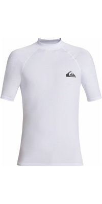 2026 Quiksilver Everyday UV50 Kortærmet Lycravest Til Herrer AQYWR03130 - White