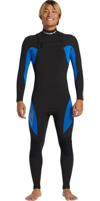 Quiksilver 4/3mm Chest Zip 2026 Mercury Våddragt Til Mænd AQYW103116 - Olympian Blue