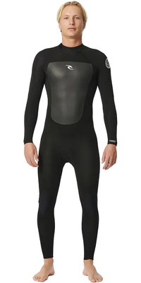 2026 Rip Curl Mens Omega 3/2mm Back Zip VÃ¥ddragt 15IMFS - Black