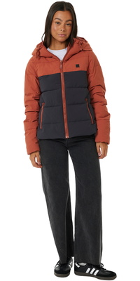 Rip Curl Womens Anti Series Jakke Med Kontrast 02HWJA - Rust