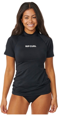 2026 Rip Curl Womens Classic Surf Kortærmet Lycravest 17NWRV - Black