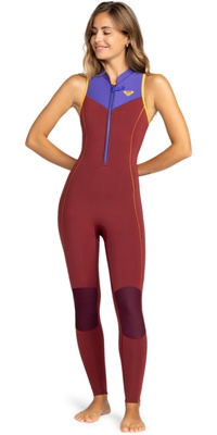 2025 Roxy Womens Rise 1.5mm Long Jane Front Zip Wetsuit ERJW703018 -.. Pomegranate