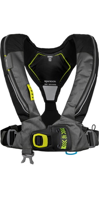 2026 Spinlock Deckvest 6D 170N Redningsvest Med HRS-system DWLJH6D - Black