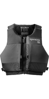 2026 Spinlock Folie Front Zip 50n Flydehjælp Slfba - Sort
