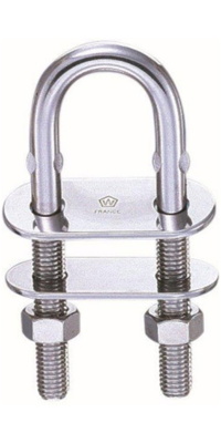 Wichard 2026 U-bolt Pad-øje WR6511 - Silver