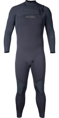 Xcel Comp 5/4mm Chest Zip 2026 Våddragt Til Mænd + MN54CPC4BK - Black