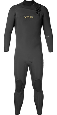 Xcel Comp 5/4mm Chest Zip 2026 Våddragt Til Mænd MN54ZXC4BK - Black