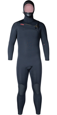 2025 Xcel Herre Infiniti 6/5mm Hætte Chest Zip Våddragt MN65ZLH4 - Black