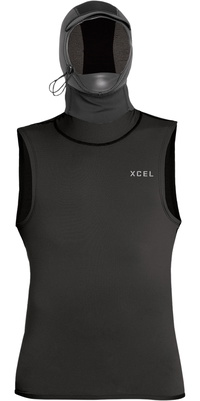 2026 Xcel INSULATE-X Eco Thermal Vest Med Hætte APE402H8 - Black