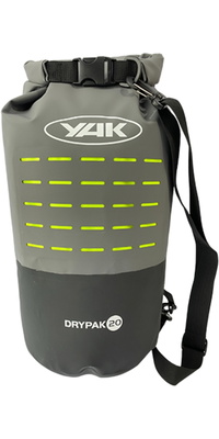 2026 Yak Tørposedydpak 20L Tørbag Med Molle System 7003333 - Grey