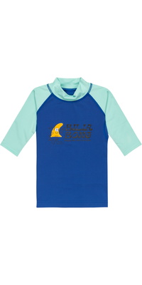 2025 Billabong Junior Waves Kortærmet Lycravest EBTWR03004 - Blue Rinse