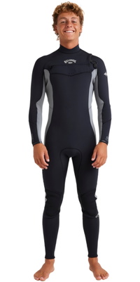 2026 Billabong Herre Absolute Natural 3/2mm Chest Zip Våddragt 24AW191506 - Alloy
