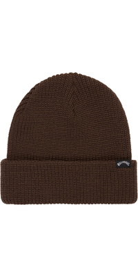 2025 Billabong Herre Arcade Skull Fit Cuffed Beanie ABYHA00512 - Dark Cedar