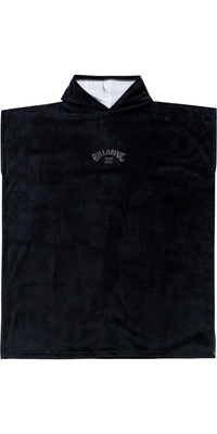 2025 Billabong Hætteklædt Poncho Puslehåndklæde EBYAA00120 Black
