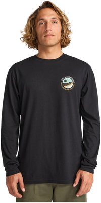 2025 Billabong Langærmet Rockies T-shirt Til Mænd EBYZT00390 - Black