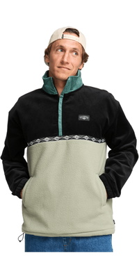 2025 Billabong Herre Space Lobster Halv Lynlås Sweater EBYFT00143 - Sagebrush