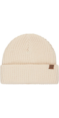 2025 Billabong Dame Alta Rib Beanie EBJHA00121 - White Cap