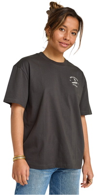 2025 Billabong Catch Feelings Kortærmet T-shirt Til Kvinder EBJZT00471 - Off Black