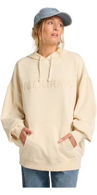 2025 Billabong Dame Hi Tide Dip Hættetrøje 24B413502 - Whitecap