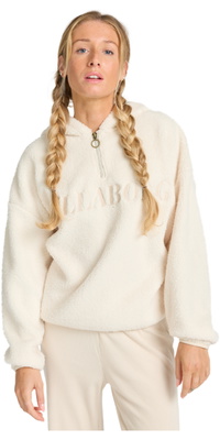 2025 Billabong Dame Klar Til At Gå Polar Fleece EBJPF00117 - Whitecap