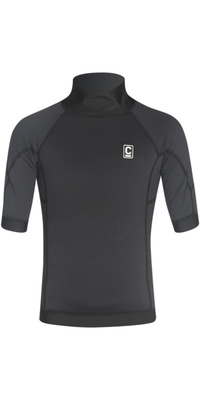2026 C-Skins HDi Junior Thermal Skins Short Sleeve Vest C-HDISSJ - Black