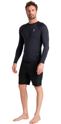 2026 C-Skins Mens Thermal Skins Long Sleeve Lycra Vest C-HDILSM - Black