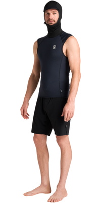 2025 C-Skins Mens Thermal Skins Hooded Vest C-HDIMHC - Black
