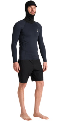 2025 C-Skins Mens Thermal Skins Long Sleeve Hooded Vest C-HDILSMHC - Black