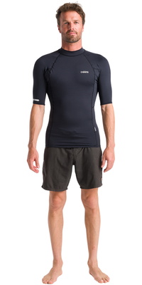 2026 C-Skins Mens NuWave UV Basics Kortærmet Lycravest C-NLYSSMC - Black