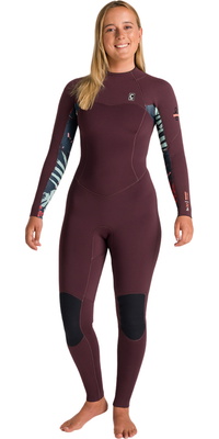 2026 C-Skins Dame NuWave Solace 3/2mm Back Zip Våddragt C-NSO32WBZ - Rust / Rust X
