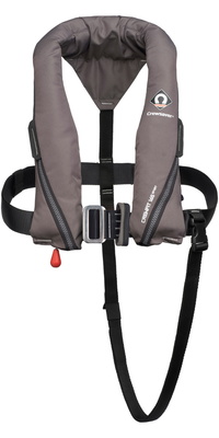2026 Crewsaver Crewfit 165N Sport Automatisk Redningsvest Med Sele PC-0017864 - Grey