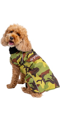 2026 Dryrobe Hundejakke V3DRDC  Grøn Camouflage / Black
