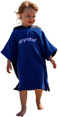 2026 Dryrobe Hættetrøje I økologisk Bomuld Til Børn V3DRJOCTR - Navy Blue
