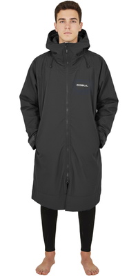 2026 Gul Revorobe Langærmet Morgenkåbe AC0135-C6 - Black / Black